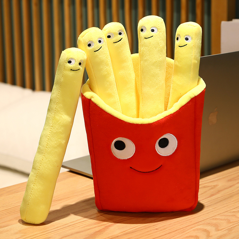 Uśmiechnięte Frytki Pluszowa Z – Food Snacks Chips recenzja i cena