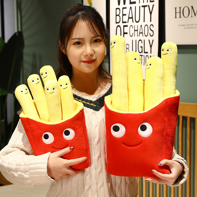 Uśmiechnięte Frytki Pluszowa Z – Food Snacks Chips recenzja i cena