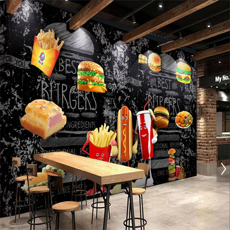 Niestandardowy hamburger Hot D – Food Snacks Background recenzja i cena