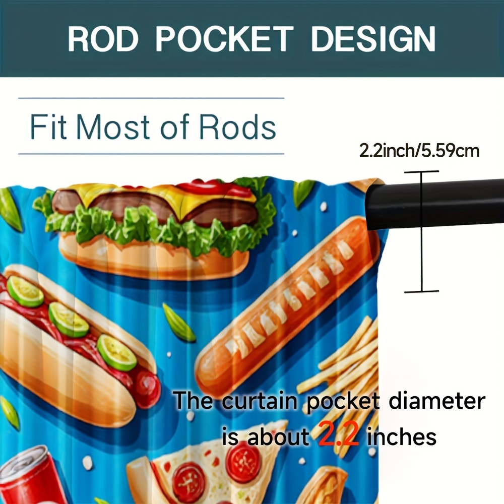 Szybka porcja jedzenia Burger  – Food Snacks Background recenzja i cena