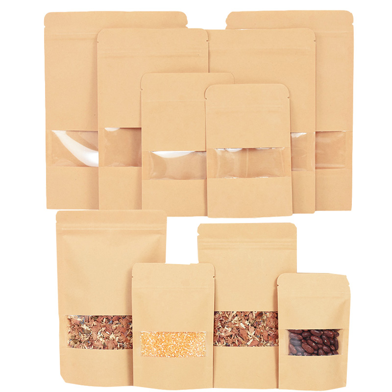 20/50szt Kraft Paper Zip Lock  – Food Like Snacks recenzja i cena