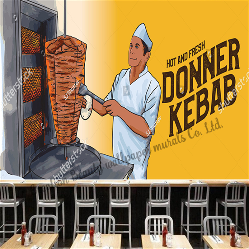 Niestandardowe Fast Food Kebab – Food Snacks Background recenzja i cena
