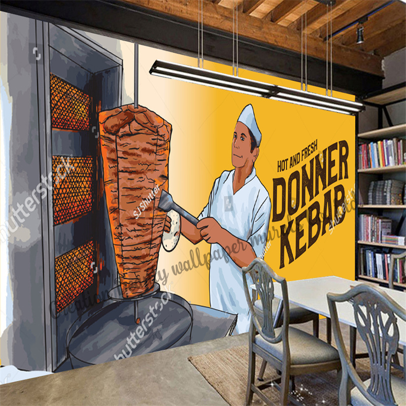 Niestandardowe Fast Food Kebab – Food Snacks Background recenzja i cena
