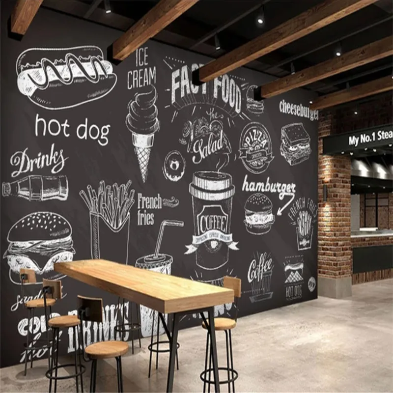 Niestandardowa ręcznie malowan – Food Snacks Background recenzja i cena